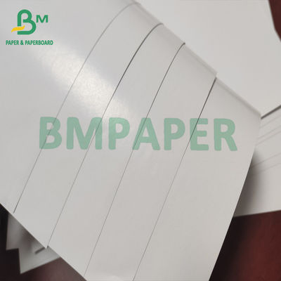 Papel esparadrapo branco de alto brilho da etiqueta imprimível com resistência à tração excelente