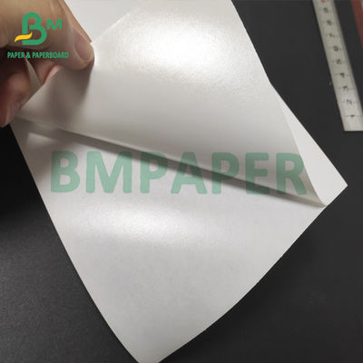 Papel esparadrapo branco de alto brilho da etiqueta imprimível com resistência à tração excelente