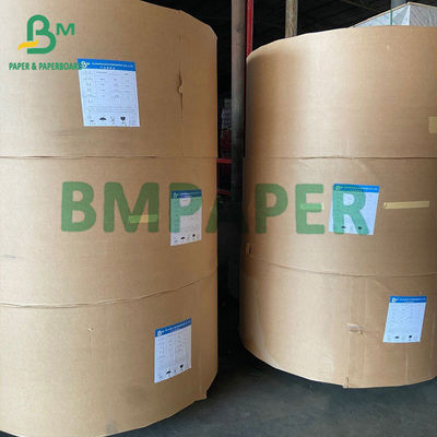 Papel esparadrapo branco de alto brilho da etiqueta imprimível com resistência à tração excelente