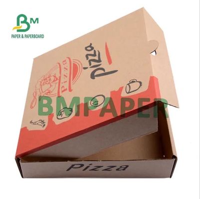 folhas 1.5mm grossas do cartão ondulado de 1mm para o recipiente da pizza
