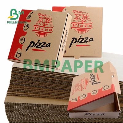 folhas 1.5mm grossas do cartão ondulado de 1mm para o recipiente da pizza