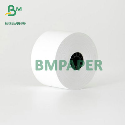 Rolo de papel térmico 48g 55g da caixa registadora branca alta para a máquina da posição