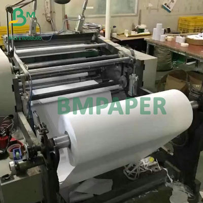 Rolo de papel térmico 48g 55g da caixa registadora branca alta para a máquina da posição