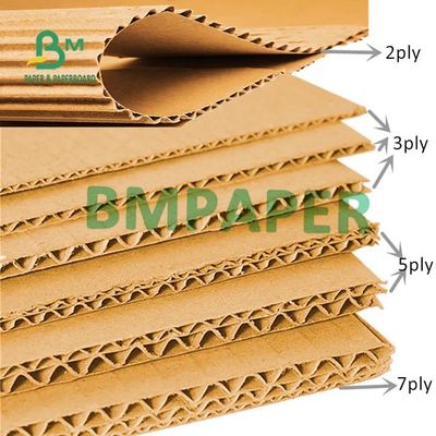 Porque folhas do cartão ondulado e flauta de C, placa do papel de embalagem 2mm 3mm 3.5mm densamente