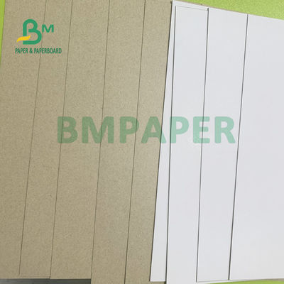 A rigidez alta da placa 200gsm 230gsm de Clay Coated Duplex Grey Back um lado revestiu