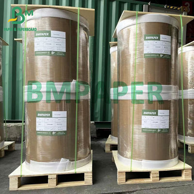 Papel térmico de revestimento branco Rolls enorme, recibo 48gsm de papel da posição - 70gsm
