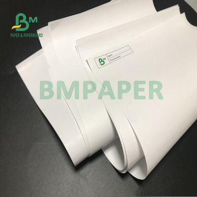 Rolo de papel térmico 55gsm 58gsm da brancura alta para a impressão do ATM