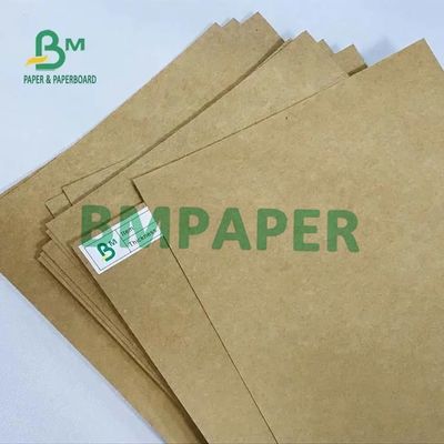 O PE revestiu o papel de placa de Brown Kraft para a placa do recipiente de alimento o PE 300g + 15g