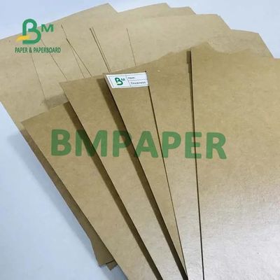 O PE revestiu o papel de placa de Brown Kraft para a placa do recipiente de alimento o PE 300g + 15g