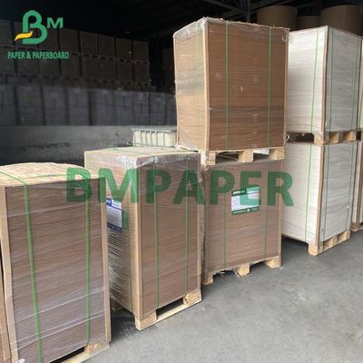 O PE revestiu o papel de placa de Brown Kraft para a placa do recipiente de alimento o PE 300g + 15g