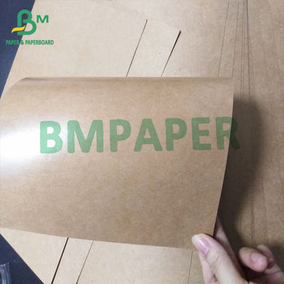 Papel revestido único PE do estoque do copo, produto comestível de papel de embalagem de Brown 70g + de PE 15g