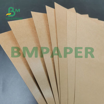 Rolo do papel de envolvimento de Brown Kraft do produto comestível revestimento do PE 300g + 15g para empacotar