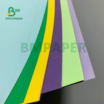 Woodfree Bristol Craft Paper Sheet Uncoated colorido para DIY