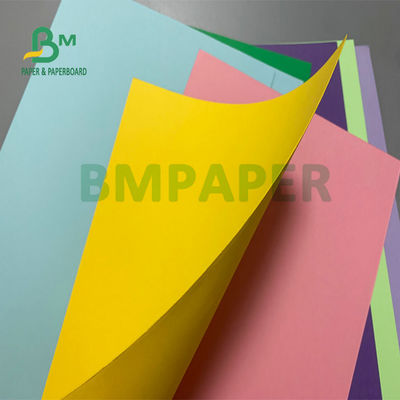 Woodfree Bristol Craft Paper Sheet Uncoated colorido para DIY