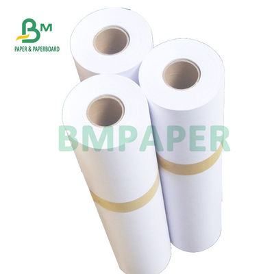 Largo formato 80gsm 20LB Cad Plotter papel de rolo 18' 24' 36' X 500ft para desenho de engenharia arquitetônica