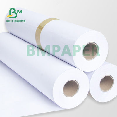 Largo formato 80gsm 20LB Cad Plotter papel de rolo 18' 24' 36' X 500ft para desenho de engenharia arquitetônica