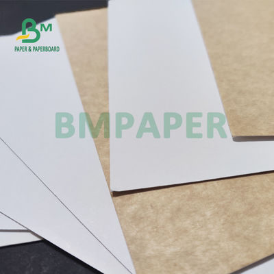o branco do uniforme 325gsm revestiu o papel traseiro de Kraft para o pão de embalagem 70 x 100cm