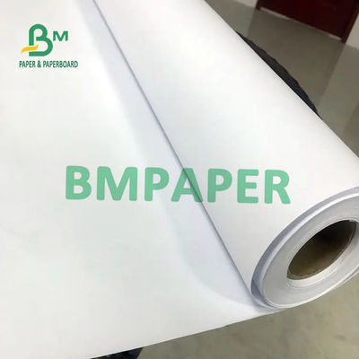 Papel de plotador de papel bond branco do CAD do rolo 20LB com 24&quot; 30&quot; 36&quot; × 50 Yds