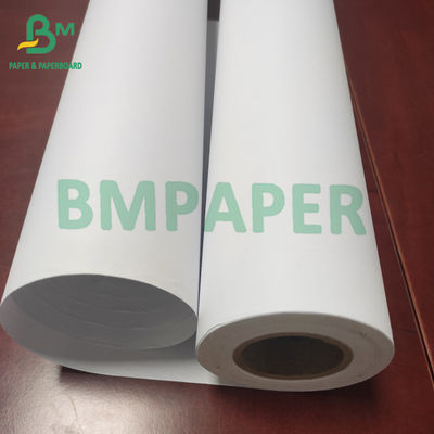 24&quot; X 150' cor branca brilhante sem revestimento do papel de plotador de 20lb CAD para a engenharia