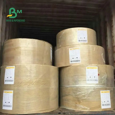 A placa do forro de Oilproof Brown Kraft, PE revestiu o papel Rolls para o envolvimento de alimento 70gsm 80gsm 90gsm