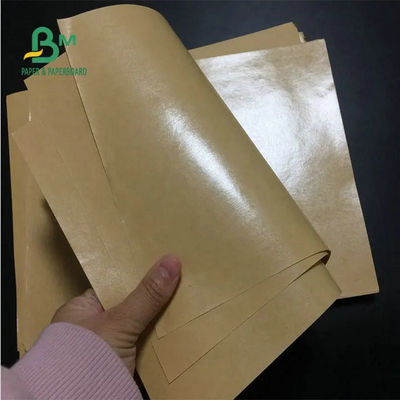 A placa do forro de Oilproof Brown Kraft, PE revestiu o papel Rolls para o envolvimento de alimento 70gsm 80gsm 90gsm