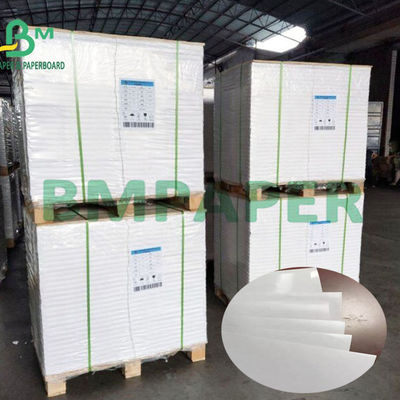 o PE 80g + 15g laminou o papel deslocado branco descorado impermeável de Woodfree
