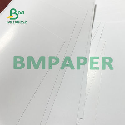 C2S branco Art Silk Gloss Paper, papel do texto 100lb para Hangtags do vestuário