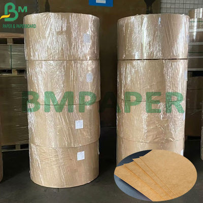 produto comestível lateral Brown do revestimento do PE 140g + 15g um Kraft Papel para o acondicionamento de alimentos