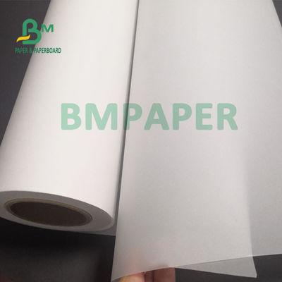 rolo de papel branco translúcido do seguimento 80gsm para a pintura 20&quot; do esboço x 50yards