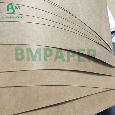 Bacia de sopa natural Degradable 250gsm de papel do estoque do copo de FDA Brown Kraft