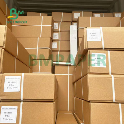 Inkjet do plotador de 20lb Papel para a impressora larga do formato imagem afiada de 24&quot; de 36&quot; de x 50m