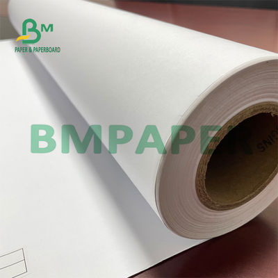 branco do Inkjet do plotador de 80g 914x50m Papel para o rolo do papel da fotocópia