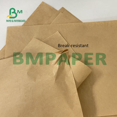 papel do ofício do saco de 80g 90g Brown para o saco resistente do cimento dos sacos da ruptura