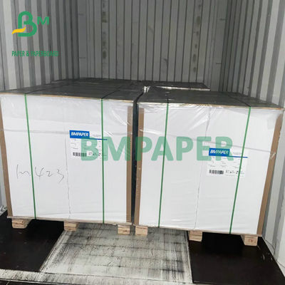 Papel de seda 80lb branco super 100lb 24&quot; do brilho do texto do brilho alto X 36&quot;