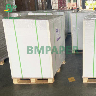 Papel de seda 80lb branco super 100lb 24&quot; do brilho do texto do brilho alto X 36&quot;