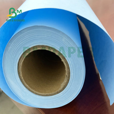 24&quot; X 150ft 2&quot; papel de plotador de planejamento azul do núcleo para o projeto 20lb