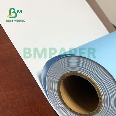 30&quot; X 150ft 2&quot; lisura 20lb de papel bond azul lateral do CAD do núcleo única