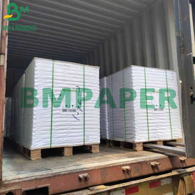 360g 25 × 38&quot; lado dobro da tampa de papel branca do brilho C2S revestido para o Hangtag