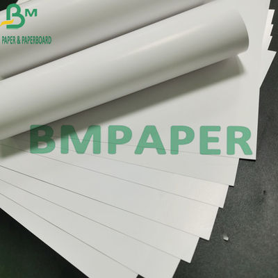 C2S cobrem o papel de seda do brilho, 120g 24 × 36" o texto branco Art Paper Double Sides Coated lustroso
