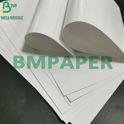 C2S cobrem o papel de seda do brilho, 120g 24 × 36" o texto branco Art Paper Double Sides Coated lustroso
