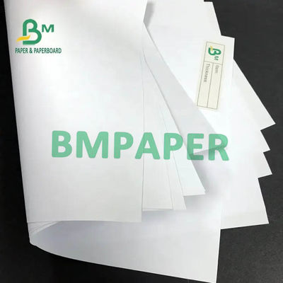 Rolo branco 50gsm 53gsm 60gsm 65cm do papel de ligação da polpa reciclável enorme 100cm