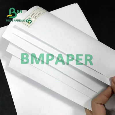 Rolo branco 50gsm 53gsm 60gsm 65cm do papel de ligação da polpa reciclável enorme 100cm