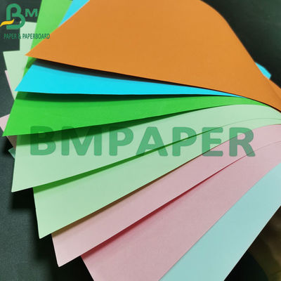 papel de superfície liso do cartão da cor 80g com cores de néon superiores