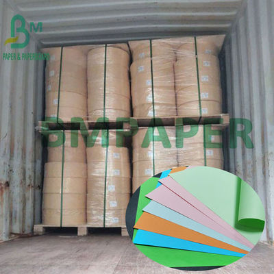 papel de superfície liso do cartão da cor 80g com cores de néon superiores