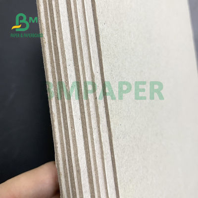 revestimento 2 Grey Back Straw Board lateral do brilho 1600gsm 508mm x 860mm