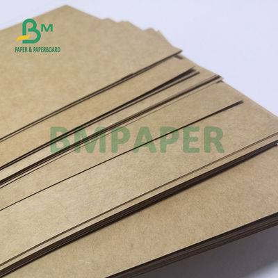 rolo Unbleached da placa do papel de embalagem de 300gsm Brown para o empacotamento de fast food 70cm