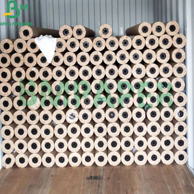 Papel de plotador sem revestimento Rolls do uso do fato do formato 42gsm largo branco