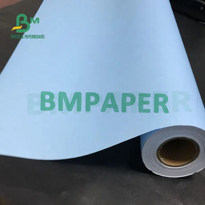 lado/dobro de 80gsm 20lb o único toma partido impressão azul de Digitas do rolo do papel de plotador