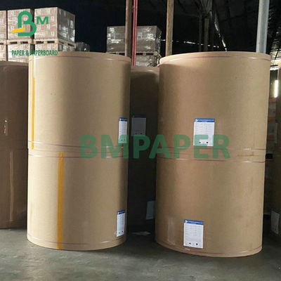 Papel de embalagem semi elástico Brown da fonte 70gsm 75gsm do BM para o cimento de embalagem