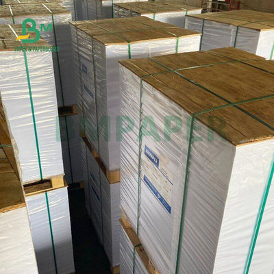 rigidez do resíduo metálico C2S Art Paper For Company Manual 28 x 40inch de 80# 100# boa